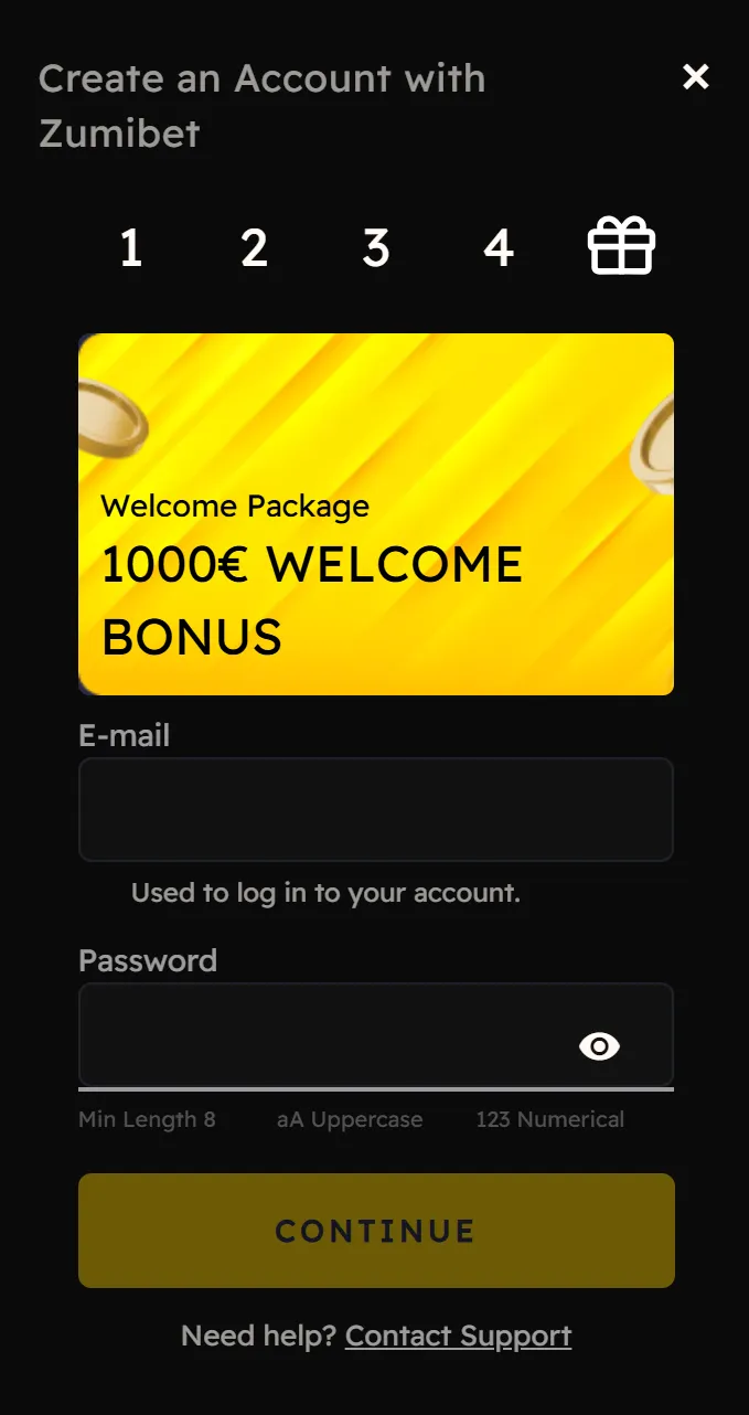 zumibet casino login